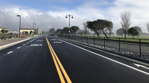 Image of Front Street Crescent City CA facing east